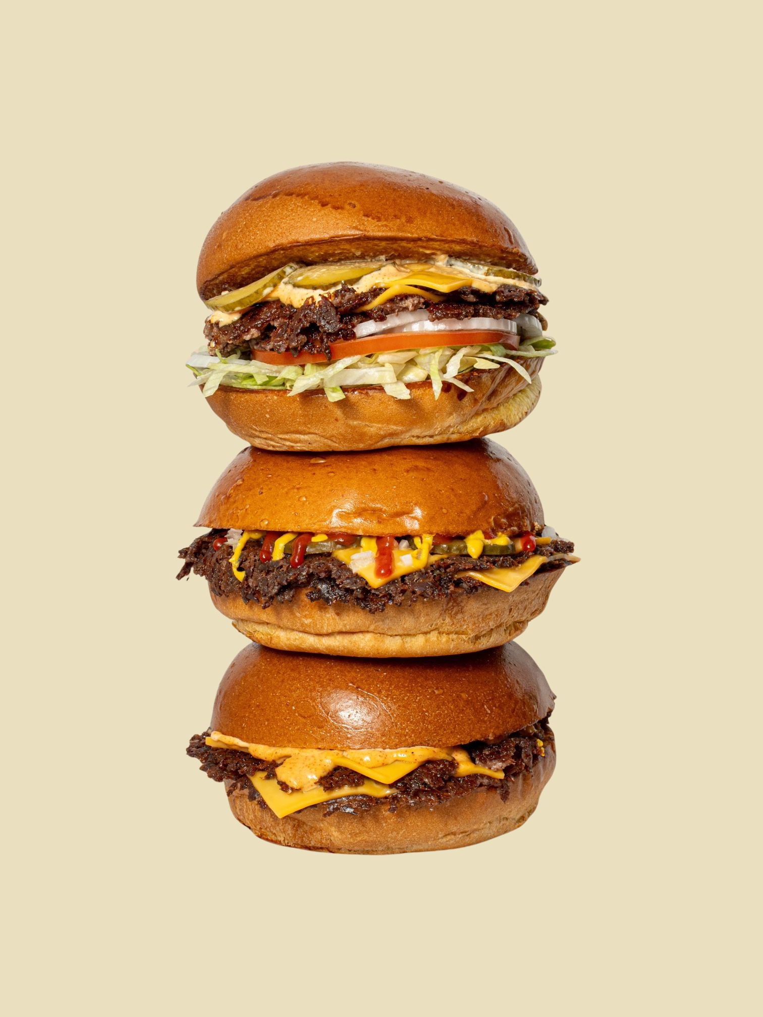Stack de smash burgers BAAN'S